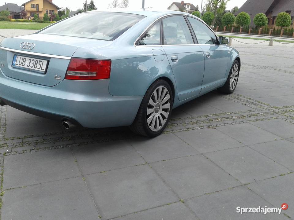 AUDI A6 C6 24 BENZYNA GAZ QUATRO MANUAL podgrzewane fotele Niedrzwica Duża