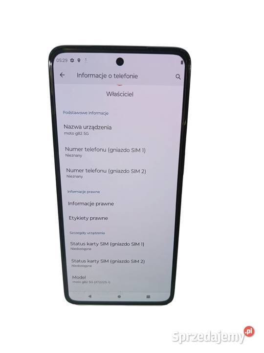 Smartfon MOTOROLA Moto G82 5G 6128GB Motorola śląskie Katowice sprzedam