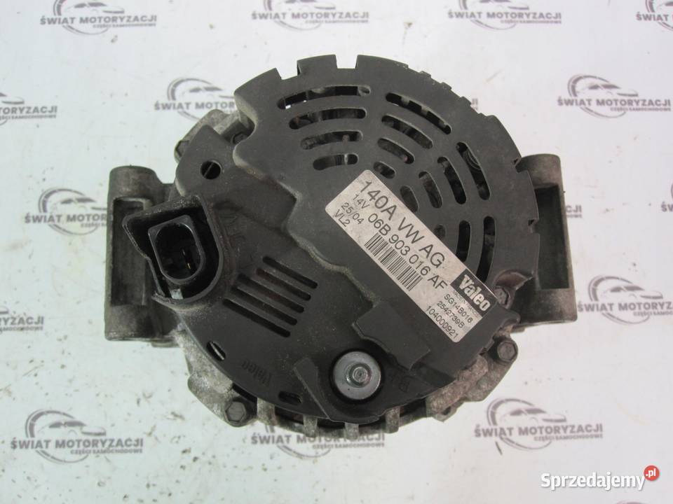 AUDI A4 20B ALT 05r 166 alternator 06B903016AF