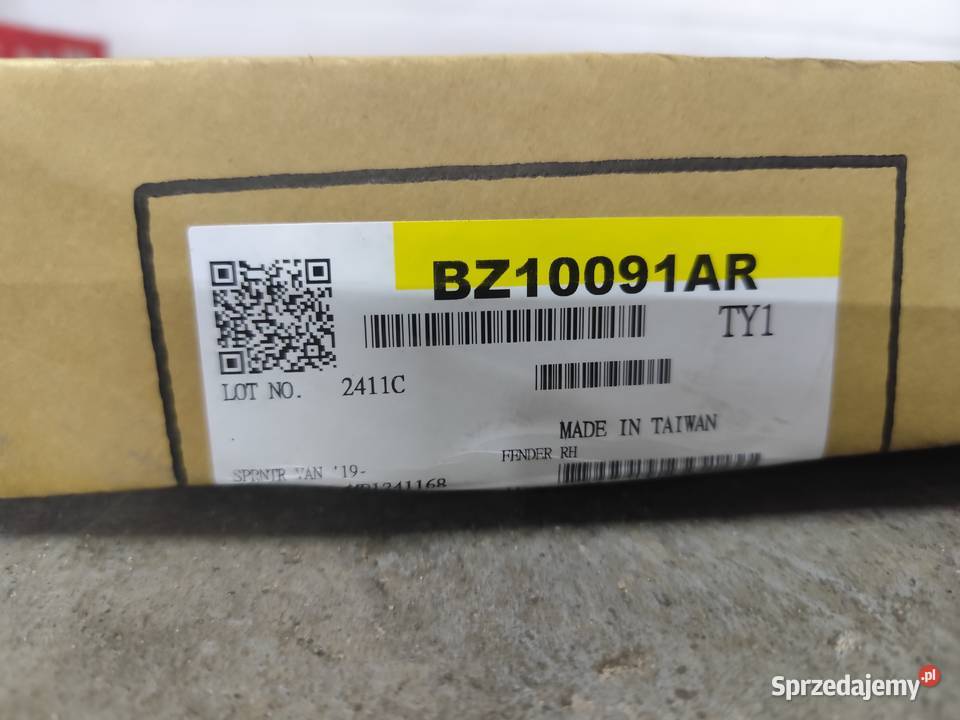 Sprinter W907 W910 2018 Błotnik Przedni Nowy Części samochodowe Gościeradów Ukazowy