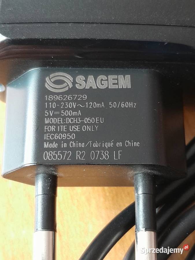 Ładowarka model DCH3050EU do telefonu Sagem Polkowice
