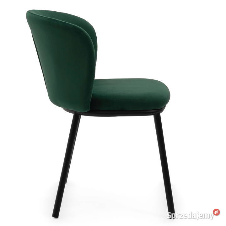 Krzesło Tapicerowane Bari Butelkowa Zieleń 57cm wielkopolskie Tarchały Małe