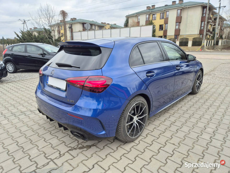 Mercedes A 35 AMG Salon Polska Idealny W177 2018 niebieski Konstancin-Jeziorna