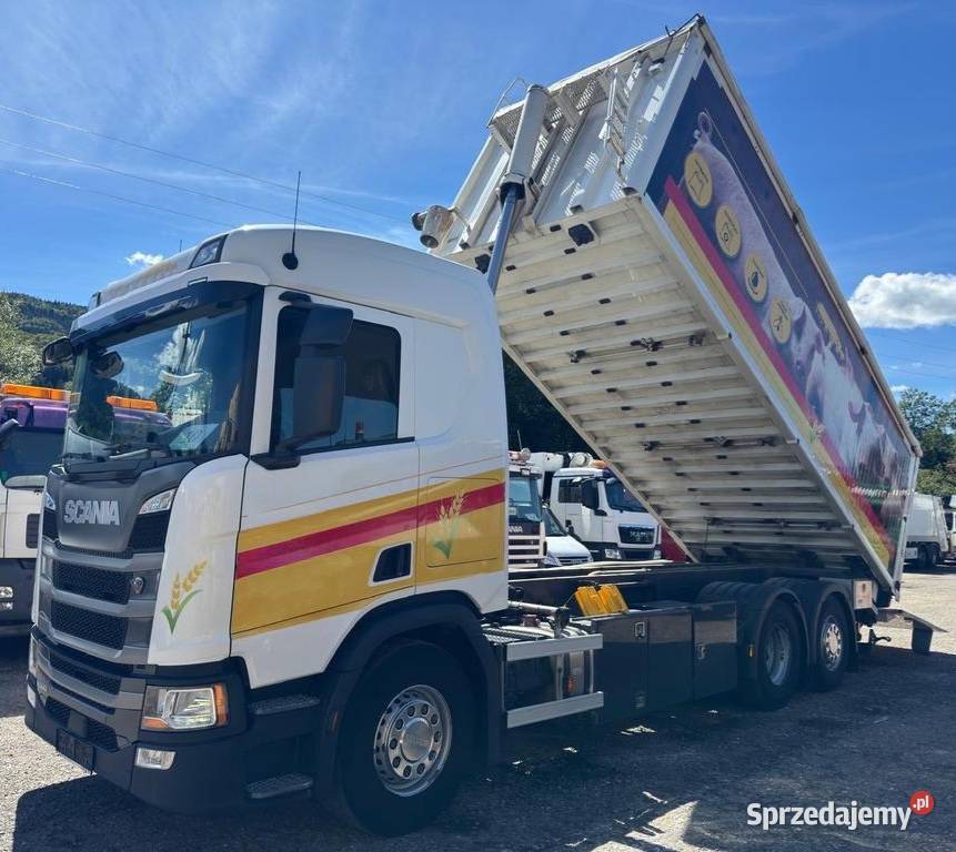 Z wydmuchem do śruty pelettu paszy Scania jedno łóżko Warszawa