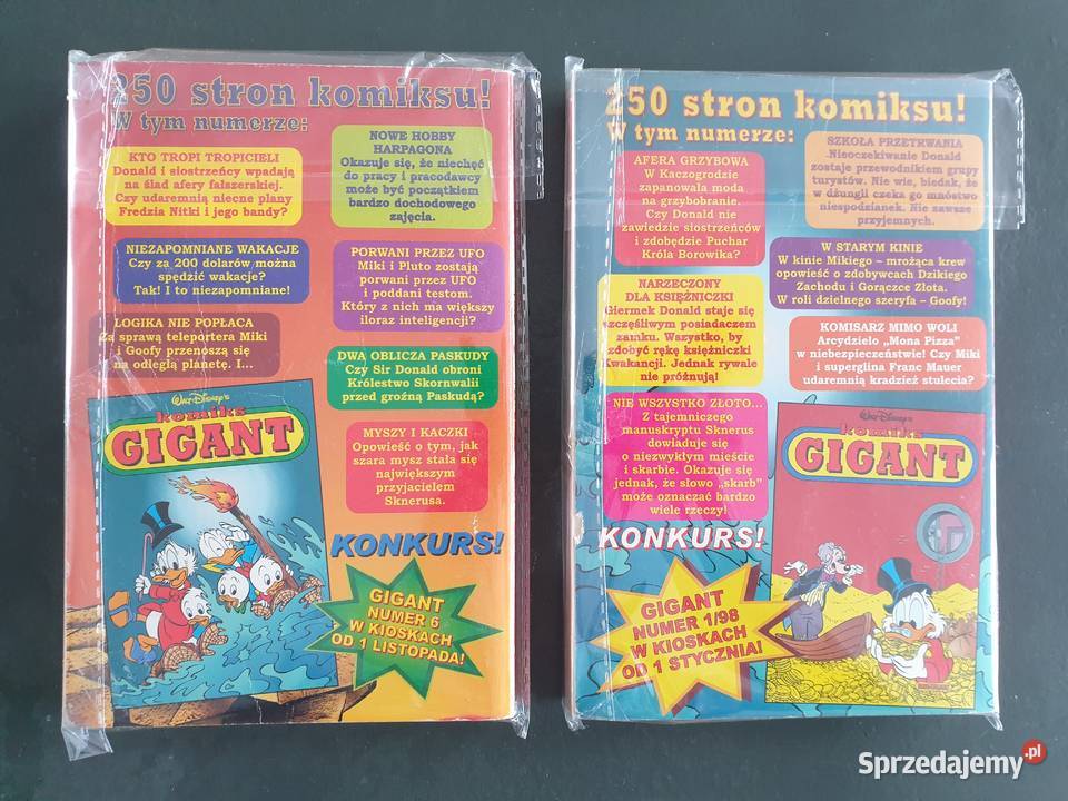 Gigant Poleca 1997 komplet pomorskie Gdynia