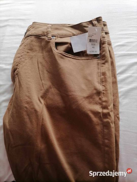 Nowe markowe spodnie DL1951 brązowe 40 Rozmiar XL Mysłowice