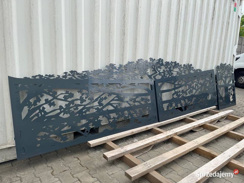 Ogrodzenie brama aluminiowa malowana proszkowo Częstochowa