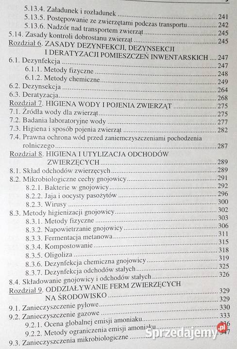 Higiena i dobrostan zwierząt gospodarskich Roman Rok wydania 2006 Pozostałe sprzedam