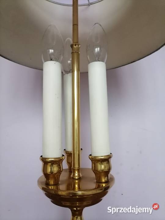 Stara mosiężna lampa z łat 60 tych ART DECO Lampki biurkowe Kraków