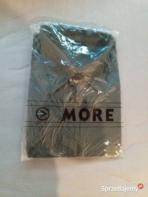 Koszula Męska More 46 Bawełna Nowa Krótki Rękaw kujawsko-pomorskie