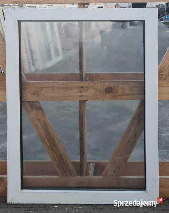 OKNA KacprzaK Witryna 75X99 FIX Używany PCV Okna ścienne Lublin