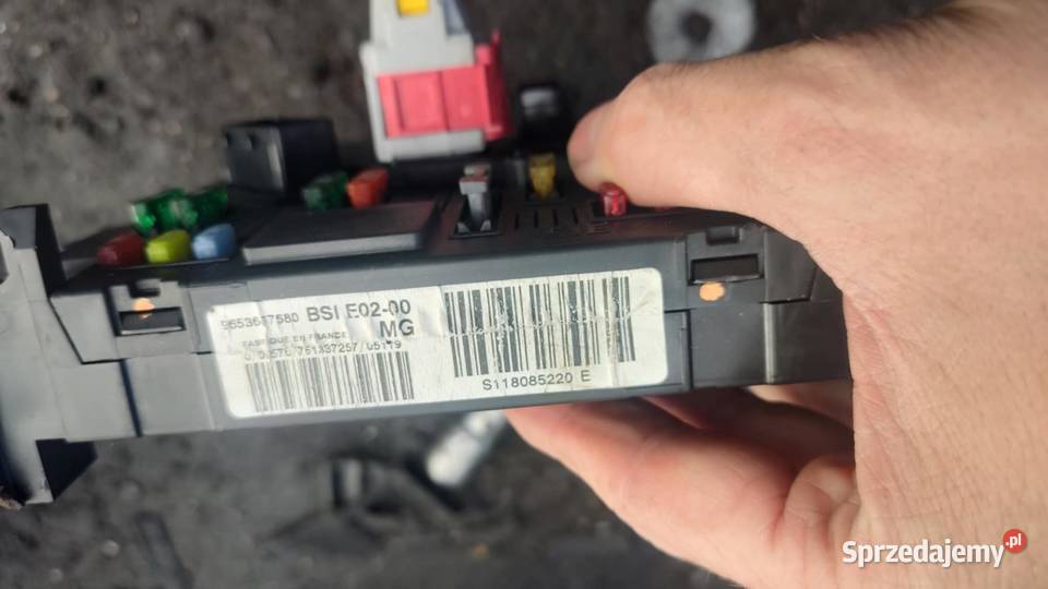 Moduł skrzynka BSI 9653667580 Peugeot 206 14 B Książ Wielkopolski sprzedam