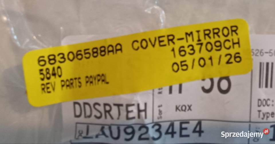 Osłona kamery rejestratora Dodge 68306588AA Gdańsk
