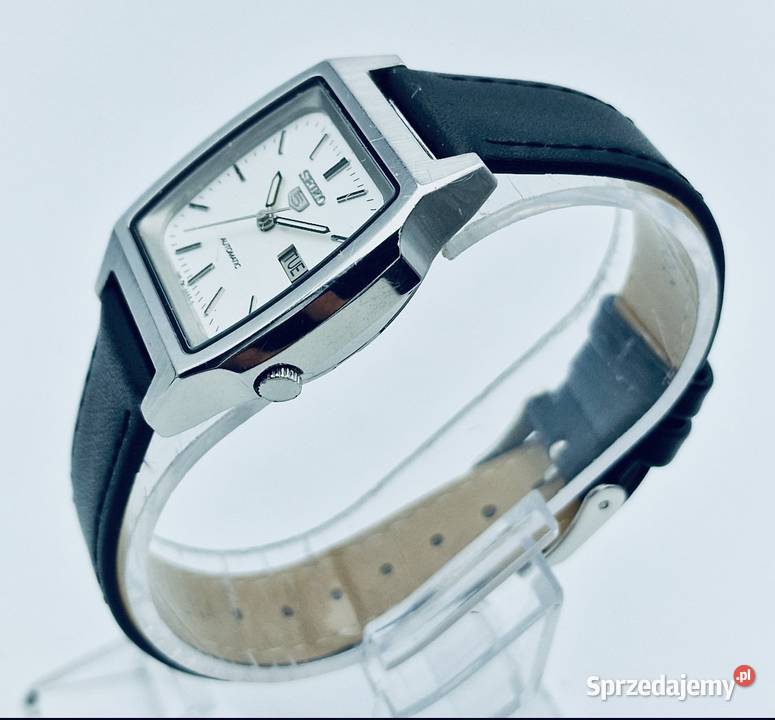 STALOWY MĘSKI NARĘCZNY ZEGAREK SEIKO 5 AUTOMATIC kujawsko-pomorskie Grudziądz