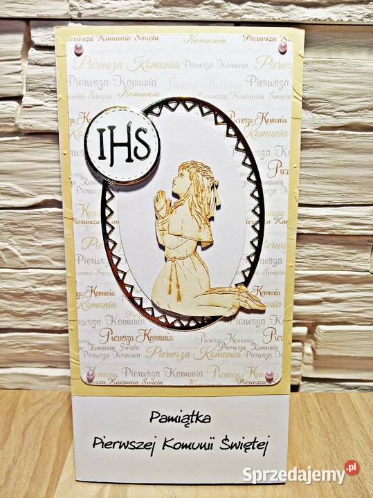 Kartka na Pierwszą Komunię świętą