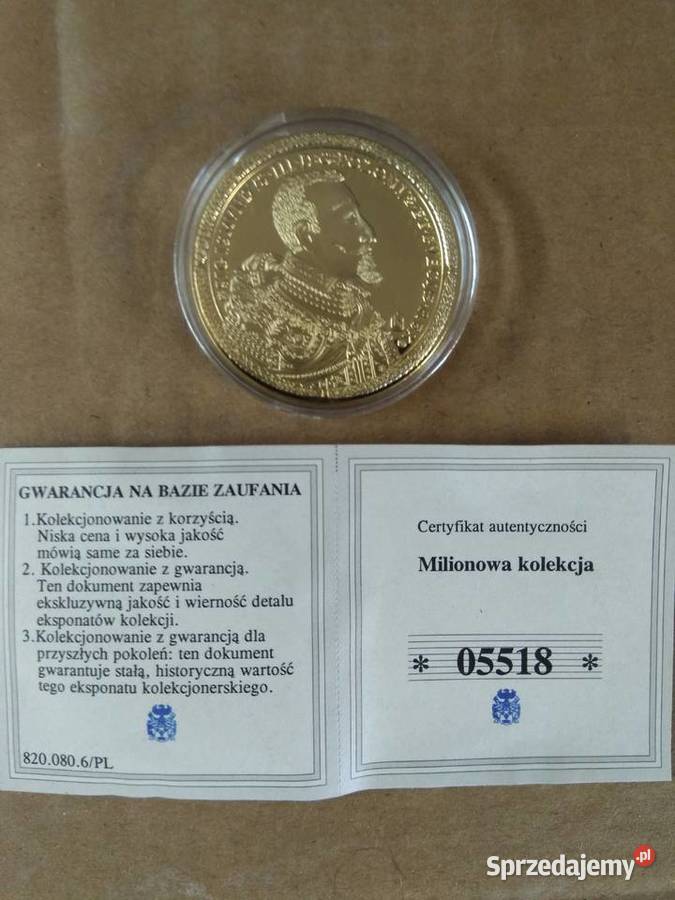 64 Replika 100 złotych dukatów z 1621 roku