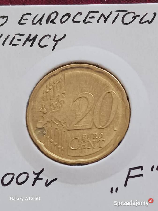 20 Eurocentów Niemcy 2007 r men F Konin