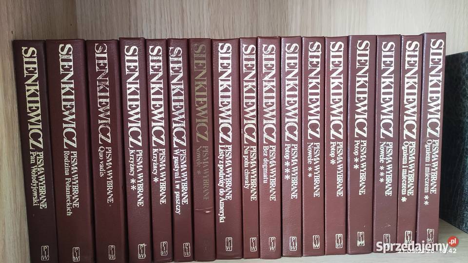 Sienkiewicz 17 tomów pomorskie Sopot
