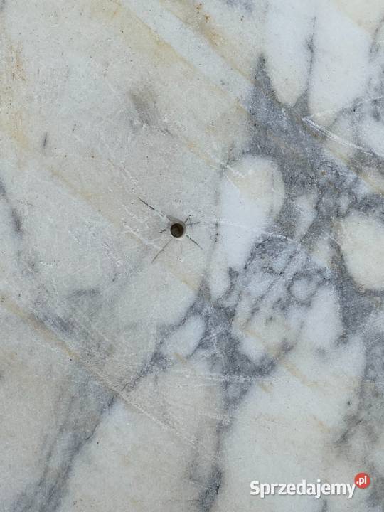 Okrągły blat marmurowy 135 250 mm 2.5cm Blaty Gryfice