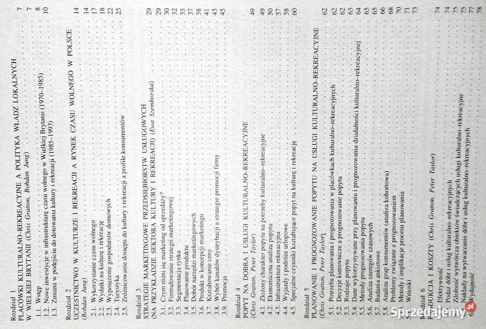 Zarządzanie i marketing w kulturze i rekreacji