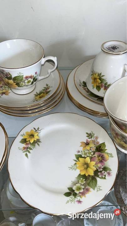 Filiżanka z talerzykiem Royal Kent Staffordshire