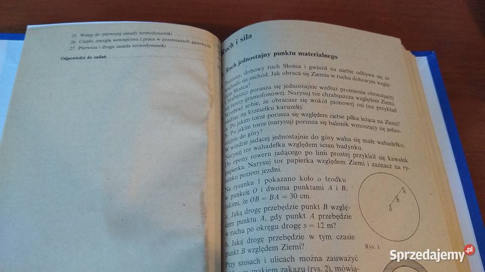 Zbiór zadań z fizyki klasy I 1 szkół średnich