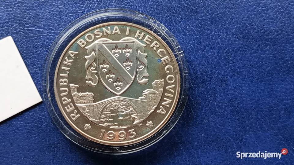 Stare monety 500 dinarów 1993 Brontosaurus podkarpackie Lesko