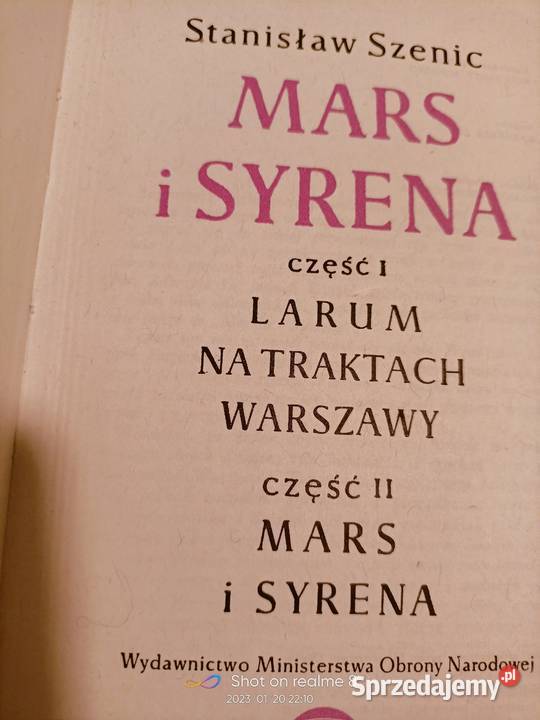 Mars i syrena Szenic książki Warszawa księgarnia