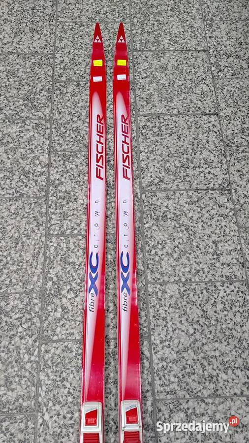 Narty biegowe FISCHER Double Crown 205 wiązania Dębica sprzedam