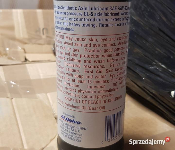 ACDelco 104016 to syntetyczny olej przekładniowy Lublin
