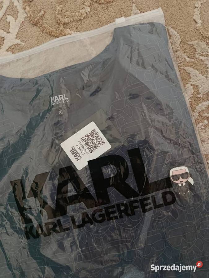 Tshirt męski Karl Lagerfeld sygnatura regular Rozmiar XL Białystok