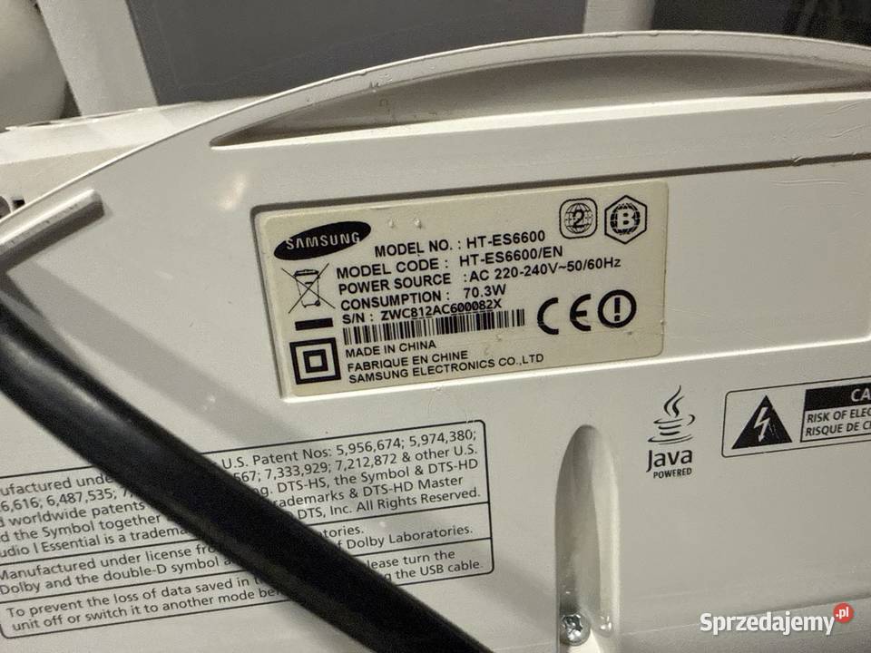 Kino domowe Samsung HTES6600