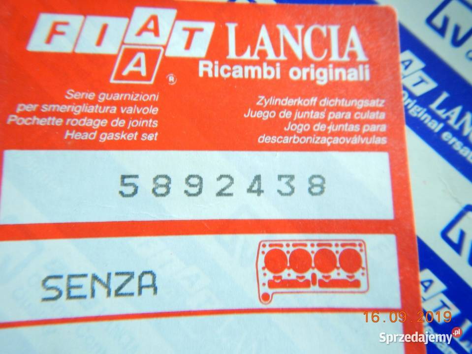 USZCZELKI GÓRY SILNIKA FIAT CROMA 8589 25D osobowe sprzedam