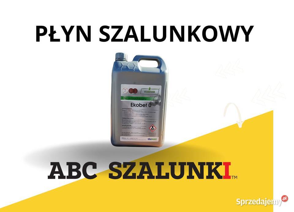 Płyn szalunkowy antyadhezyjny adhezyjny 20 l małopolskie