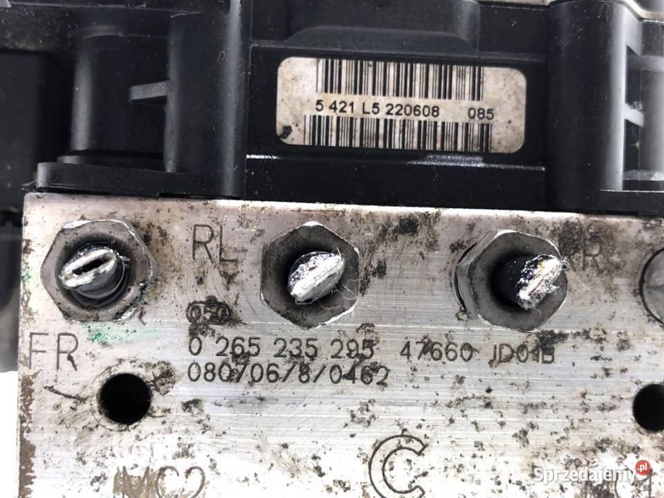 POMPA ABS NISSAN QASHQAI J10 0265235295 15 106 osobowe