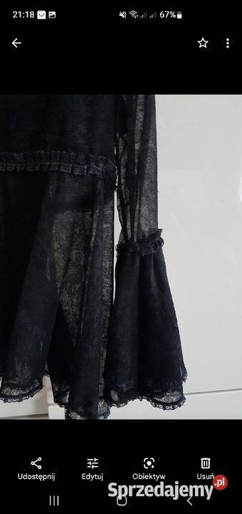 Vintage bluzka z koronka Gdynia sprzedam