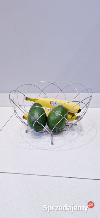 Duży metalowy kosz na owoce warzywa śląskie