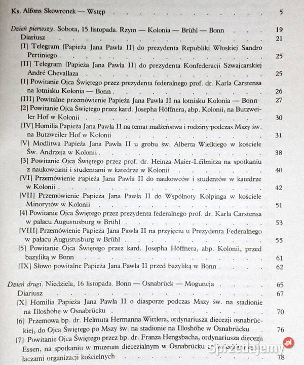 Jan Paweł II w kraju reformacji Ks Alfons twarda z obwolutą Chełm
