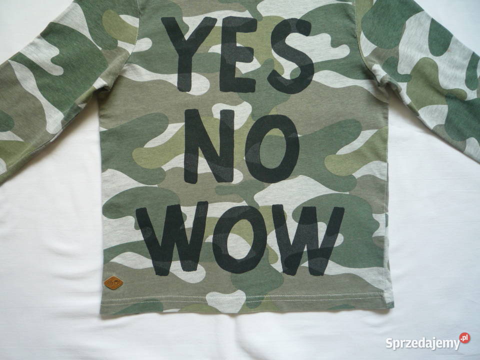 Coccodrillo 116 Koszulka Bluzka Moro Długi Rękaw Szczecin