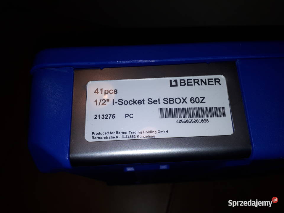 Zestaw nasadek 12 cala Berner artykuł 213275