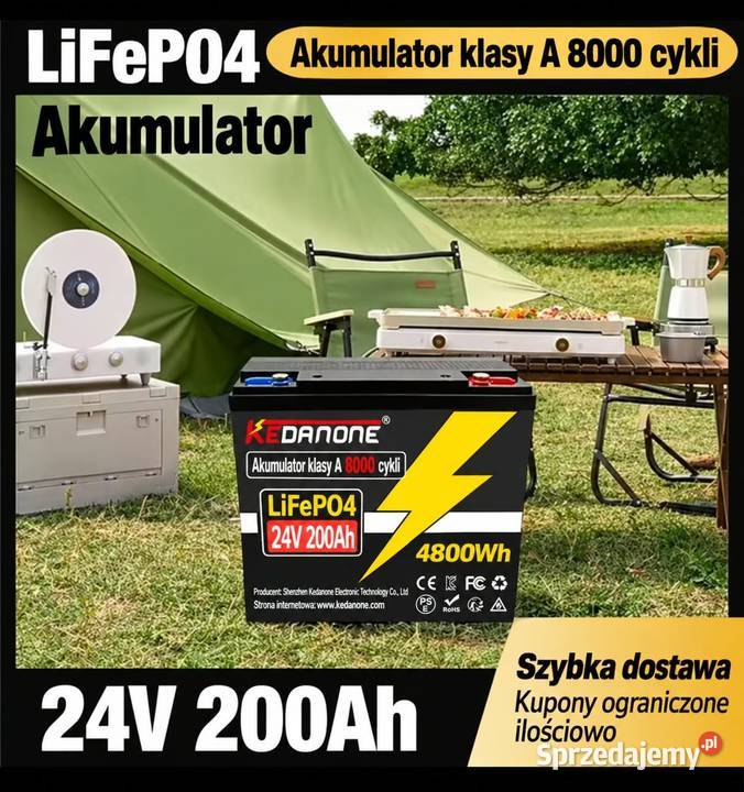 NOWY Akumulator 24V 200Ah świętokrzyskie
