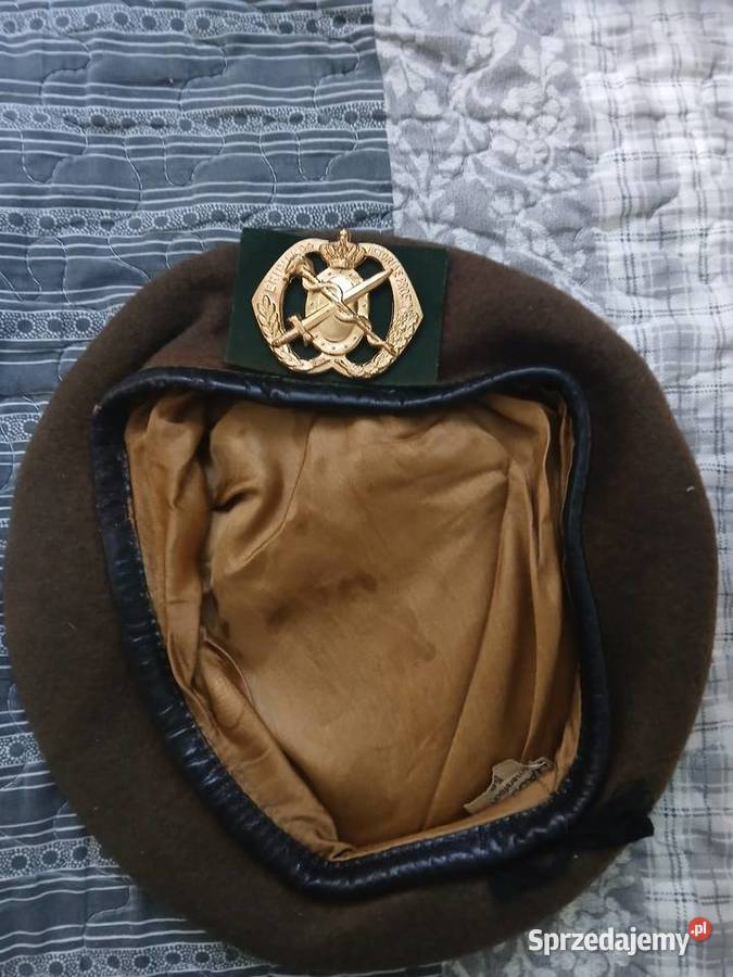 Wojsowy beret korpusu medycznego małopolskie Kraków sprzedam