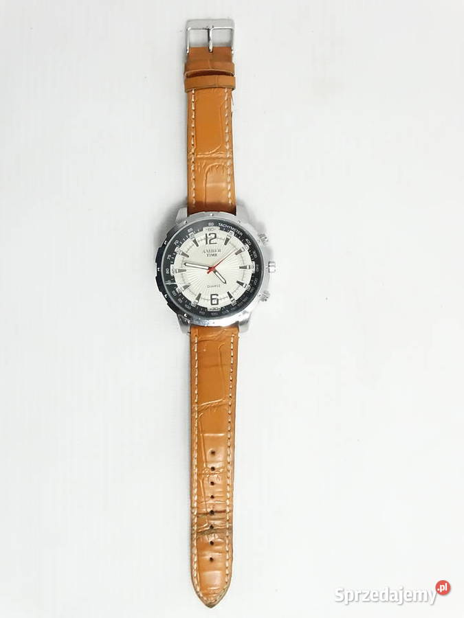 Męski Zegarek AMBER TIME Duża Koperta Nowa Biłgoraj