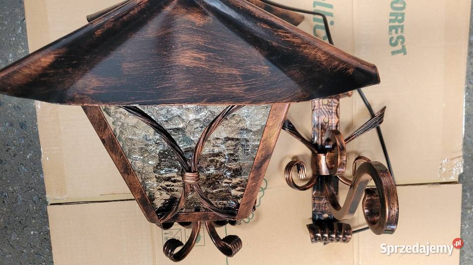PIĘKNY DUŻY KINKIET WISZĄCY lampa zewnętrzna sprzedam