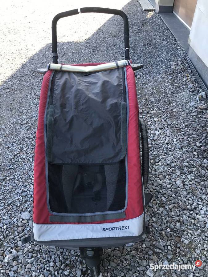 Przyczepka rowerowa Qeridoo Spotrex1 z hamakiem Kranów