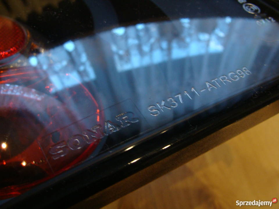 Nowe Lampy tył Astra G II Clear Black SONAR lampy tylne łódzkie