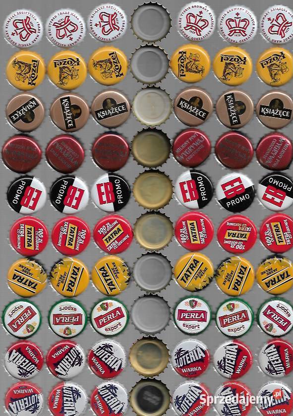 Kapsle polskie różne marki KS5 lubelskie Puławy