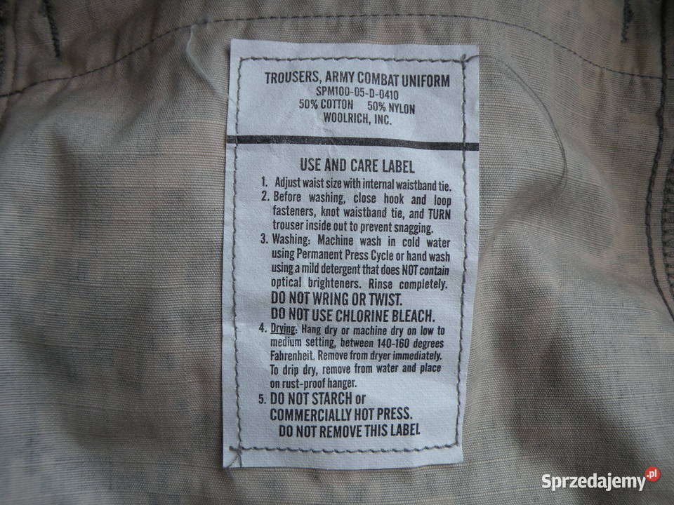 Spodnie ACU ucp small regular Wrocław