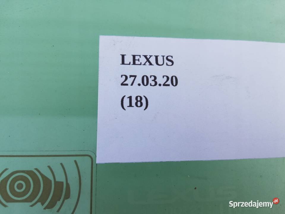 SZYBA DRZWI LEWY PRZÓD LEXUS IS220 IS250 0514 osobowe Karoseria wielkopolskie