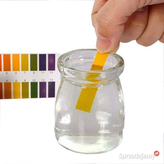 Tester na PH wody Papierki Lakmusowe 80 sztuk Zwierzęta Płock